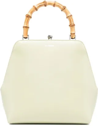 Goji bamboo-handle tote bag