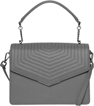 Brittni Top Handle Leather Envelope Bag