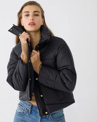 Limited-edition cropped puffer jacket
