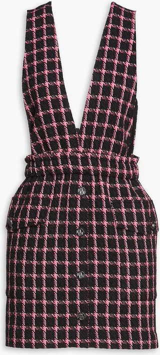 Ritrite checked tweed mini dress