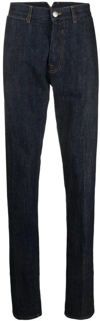Mid-Rise Tapered Jeans