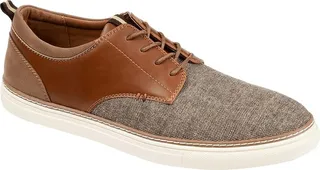 Vance Co. Cooper Low Top Sneaker (Brown Faux Leather) Men's Shoes