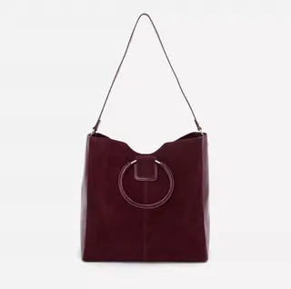 Heidi Tote in Port Suede