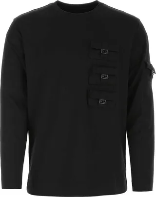Fendi FF Buckle Jersey T-Shirt