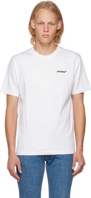Off-White White Helvetica T-Shirt