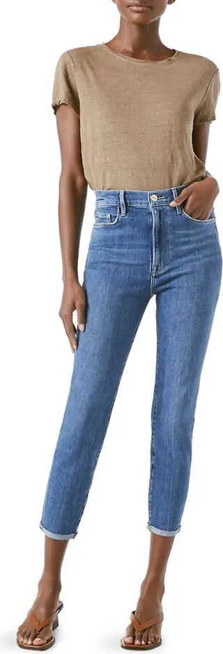 Ali High Rise Cigarette Jeans in Van Ness