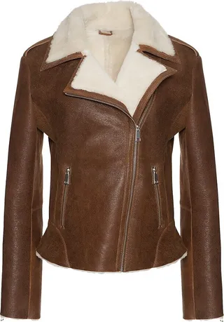 Made For Generation Collection Shearling Moto Jacket