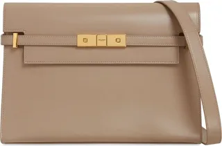 Manhattan box leather bag