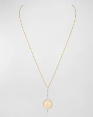 Lucky Move Arrow Diamond Necklace in Yellow Gold