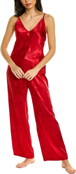 Natori 2pc Ryu Jacquard Camisole Pajama Set