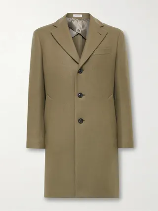 Virgin Wool-Blend Coat