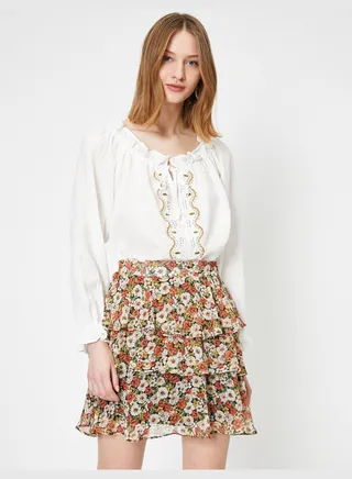 Patterned Skirt