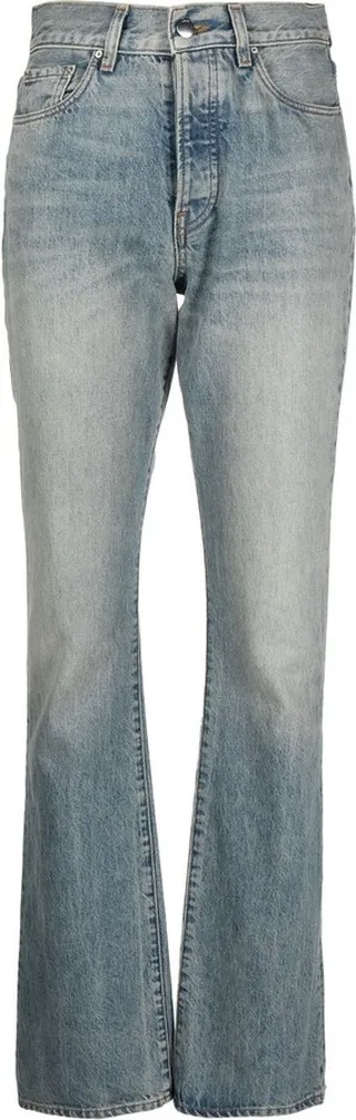 High-Waist Bootcut Jeans