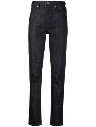 High-Rise Slim-Cut Jeans