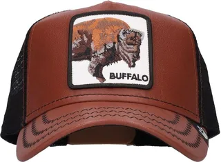 Caulk The Wagon leather & mesh cap