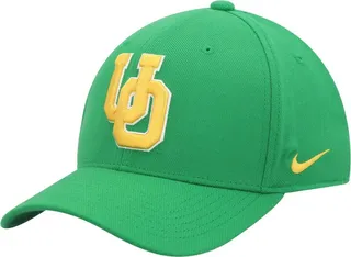 Men's Nike Green Oregon Ducks Classic99 Swoosh Performance Flex Hat