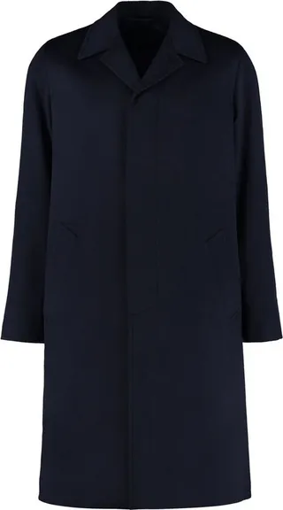 Prada Single-Breasted Button-Up Coat