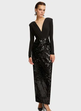 Zip Detail High Waist Skirt
