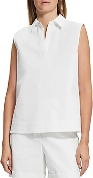 Theory Sleeveless Polo Shirt