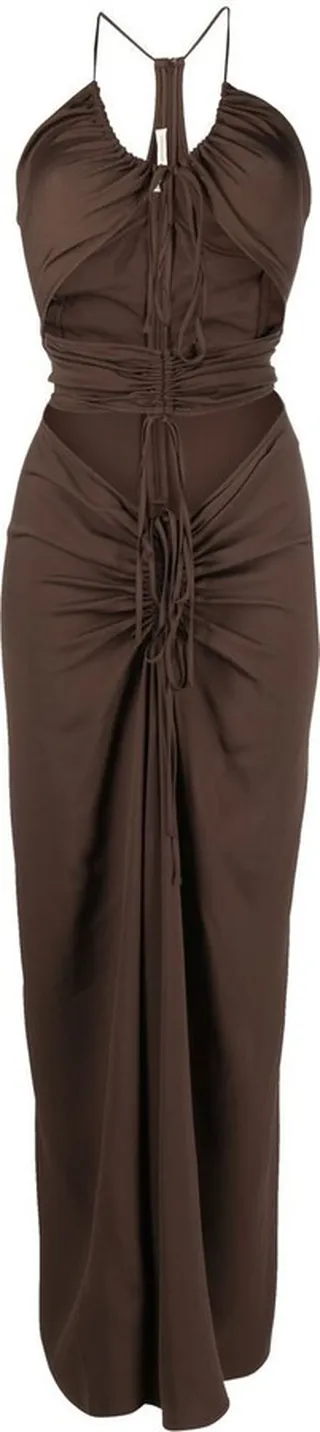 CHRISTOPHER ESBER- Halter Neck Long Dress