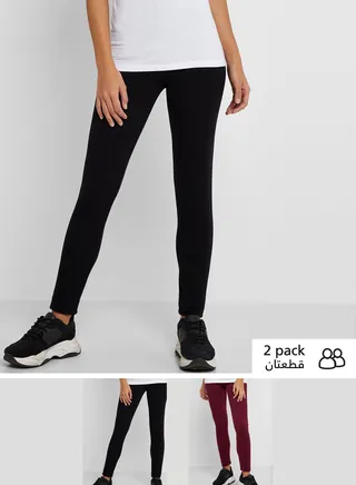 2 Pack Essential Leggings