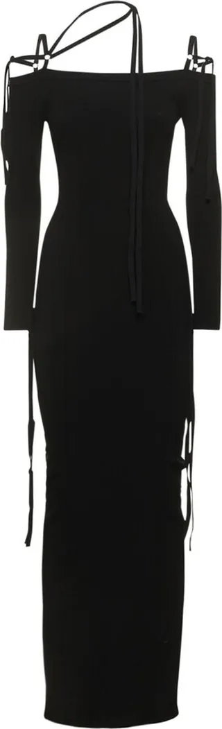 La Robe Arnesi viscose blend knit dress