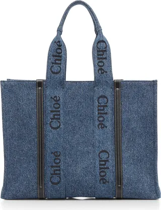 Women's Woody Denim Tote Bag