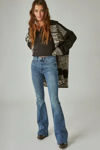 Lucky Legend Studded High Rise Stevie Flare