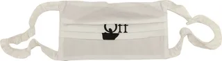 White Hand Off Logo Face Mask