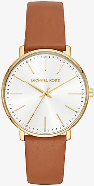 Pyper Gold-Tone Leather Watch