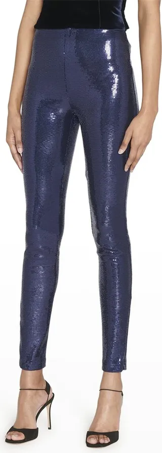 Sequin Ankle Leggings