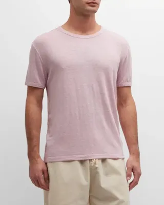 Men's Heathered Linen T-Shirt