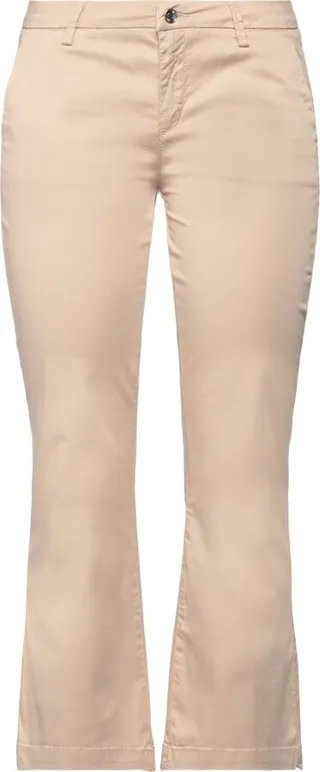 Cropped Pants Beige