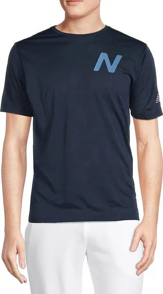 Graphic Impact Run Logo Mesh T Shirt