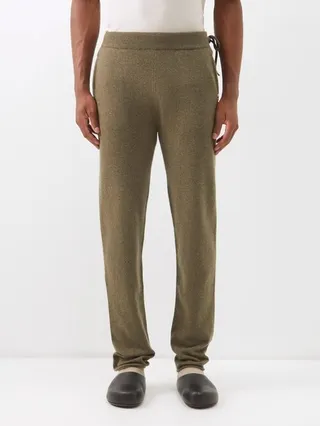Jogging Stretch-cashmere Blend Track Pants