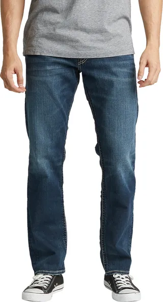 Eddie Relaxed Fit Tapered Leg Jeans