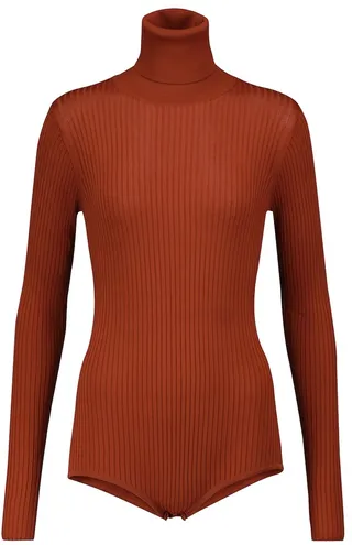 Cutout-back knit bodysuit