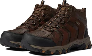 SKECHERS Relaxed Fit Selmen - Relodge (Dark Brown) Men's Shoes