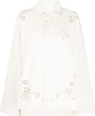 Embroidered Cotton Polo Shirt