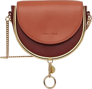 See by Chloé Burgundy Mara Evening Bag