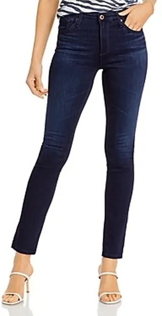 Ag Prima Mid Rise Ankle Cigarette Jeans in Valley