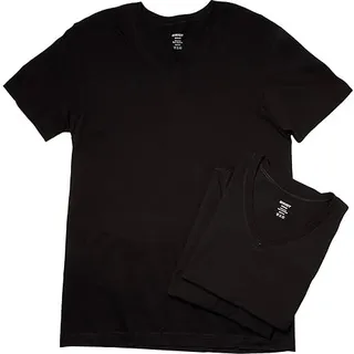 2(X)IST 3-Pack ESSENTIAL Jersey V-Neck T-Shirt (Black) Men's T Shirt