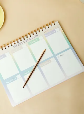A4 Rainbow Weekly Planner