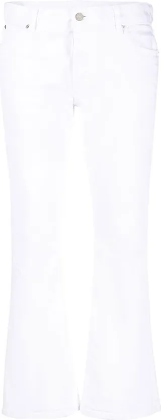 Bootcut Cropped Trousers