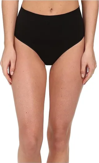 Spanx SPANX Shapewear for Women Everyday Shaping Tummy Control Panties Thong (Black) Women's Underwear