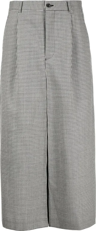Ginghan Check Cropped Trousers