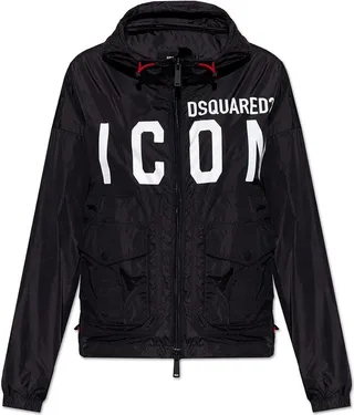 Dsquared2 Logo Printed Hooded Jacket