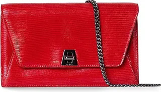 Anouk Envelope Patent Leather Crossbody Bag