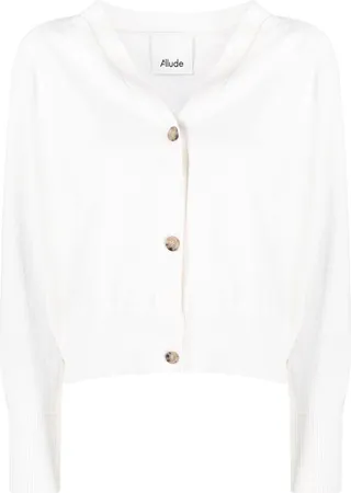 V-neck cropped cardigan