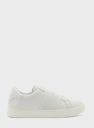 Logo Strap Slip On Sneakers